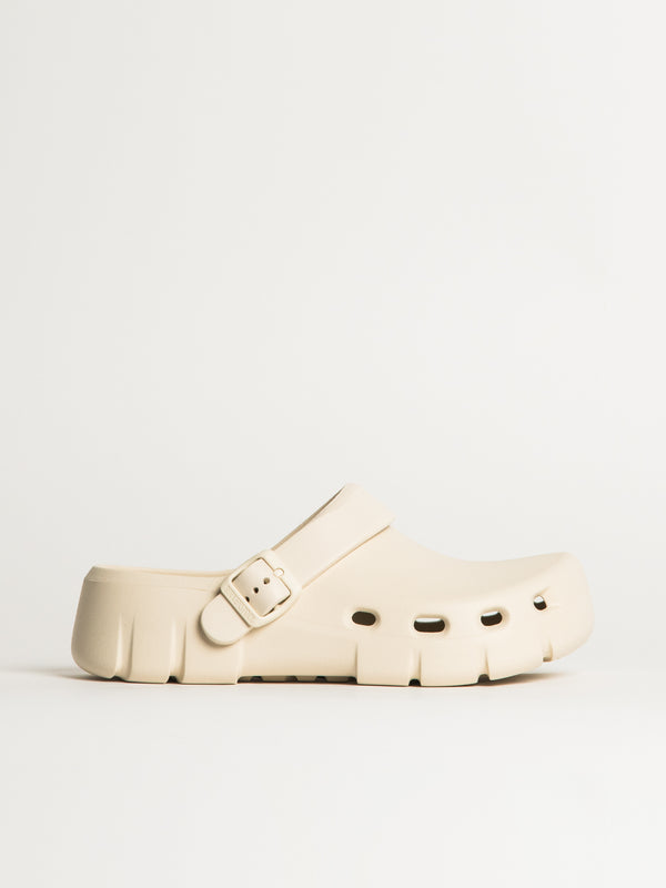 WOMENS BIRKENSTOCK BIRKI FLOW EVA CLOG - EGGSHELL