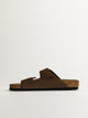 BIRKENSTOCK MENS BIRKENSTOCK ARIZONA CORD SUEDE - DARK TEA - Boathouse