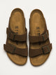 BIRKENSTOCK MENS BIRKENSTOCK ARIZONA CORD SUEDE - DARK TEA - Boathouse