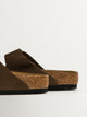 BIRKENSTOCK MENS BIRKENSTOCK ARIZONA CORD SUEDE - DARK TEA - Boathouse