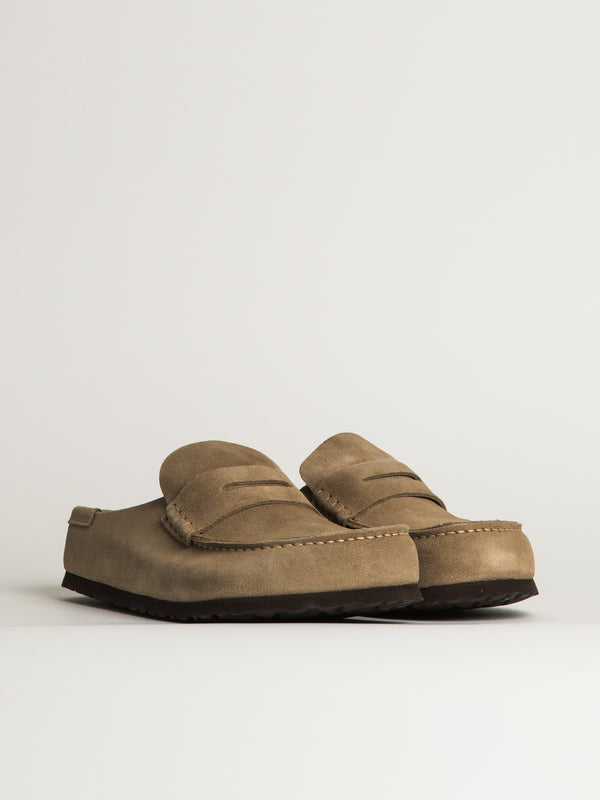 MENS BIRKENSTOCK NAPLES 2.0 GRIP - TAUPE SUEDE