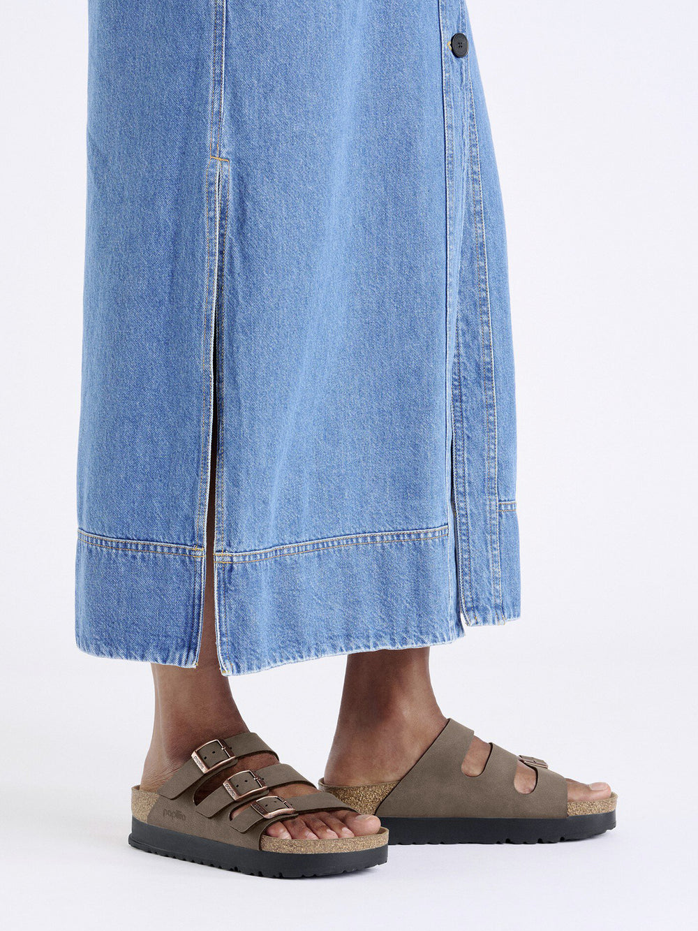 WOMENS BIRKENSTOCK FLORIDA III PLATFORM VEGAN SANDALS - MEDIUM/NARROW