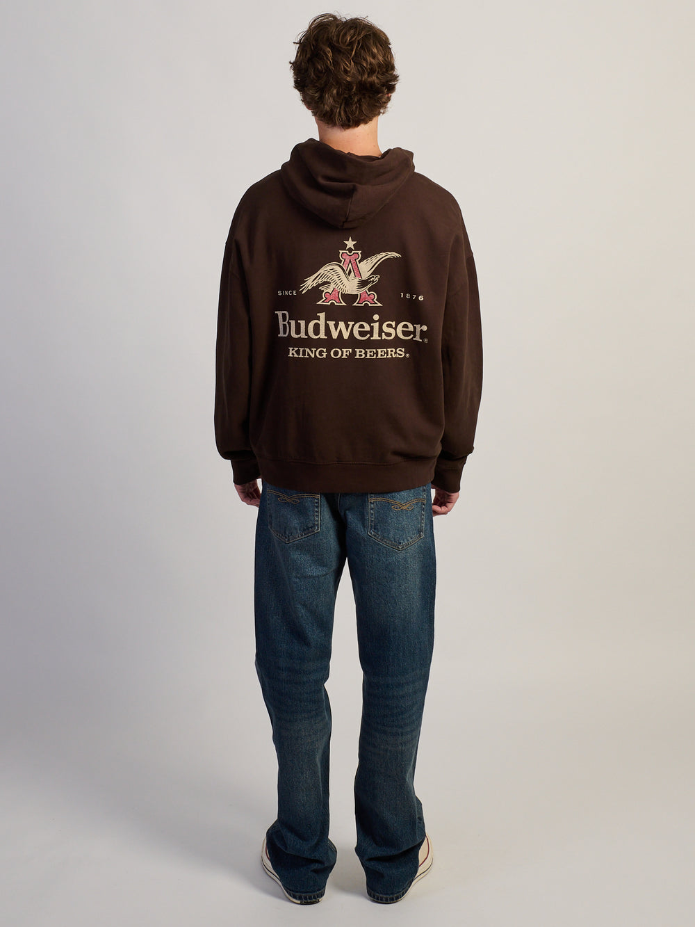 BUD KING OF BEERS RELAXED HOODIE