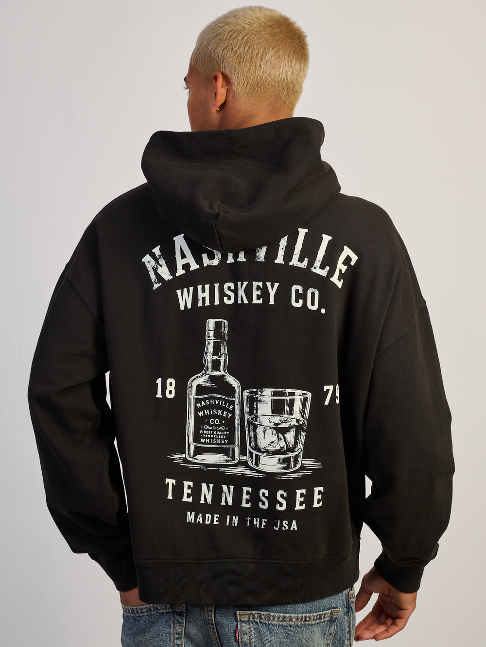 NASHVILLE WHISKEY RELAXED HOODIE