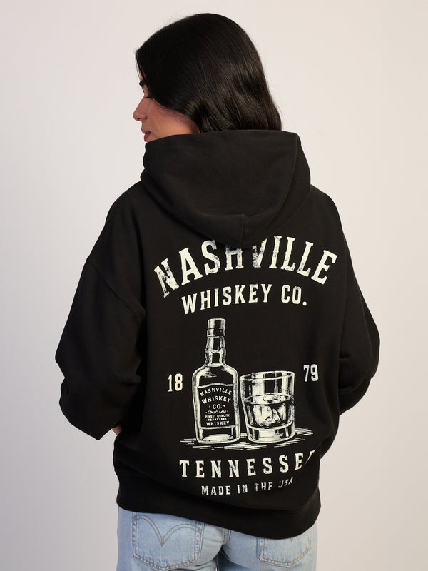 NASHVILLE WHISKEY RELAXED HOODIE