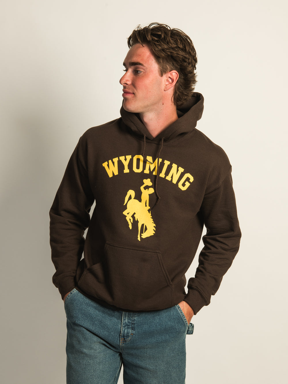 WYOMING COWBOYS PULLOVER HOODIE