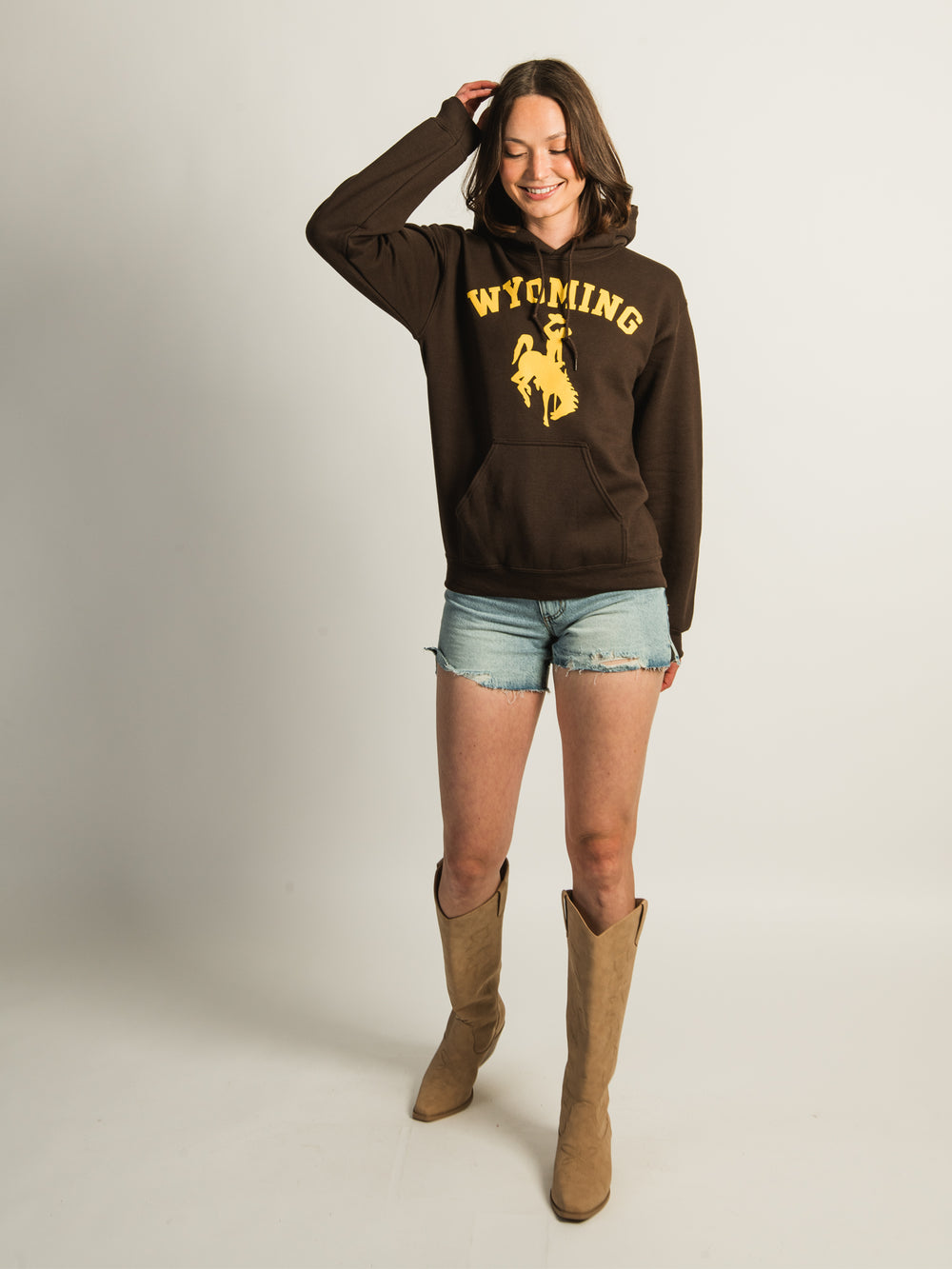 WYOMING COWBOYS PULLOVER HOODIE