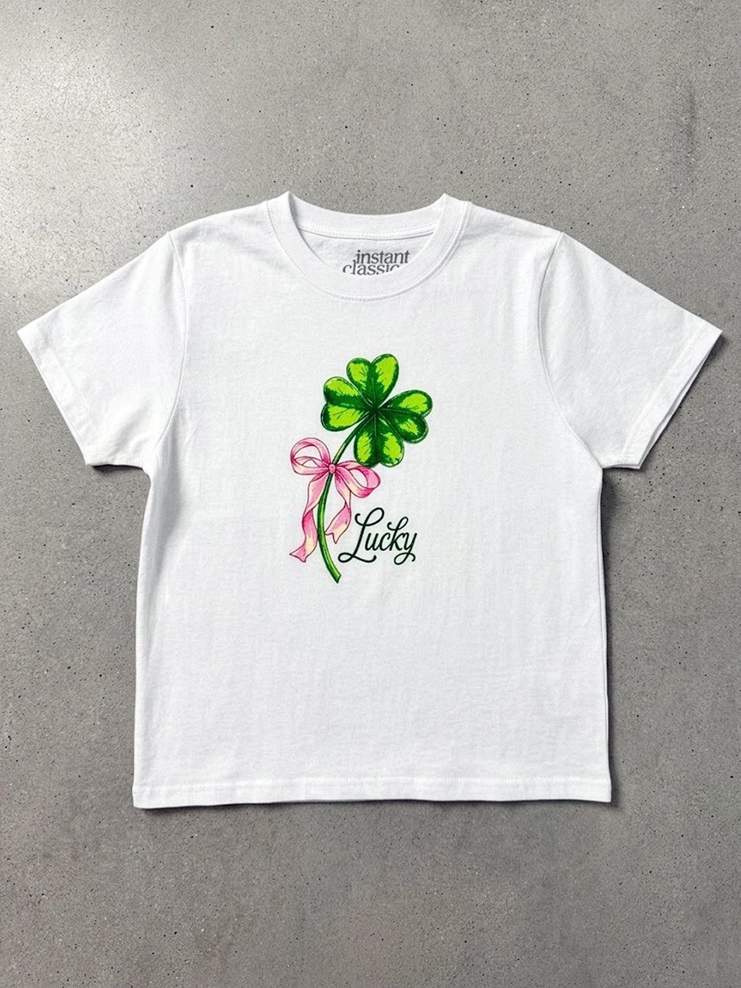 TEE-SHIRT BOXY LUCKY CLOVER