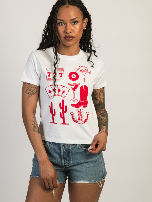 WESTERN COLLAGE BOXY TEE