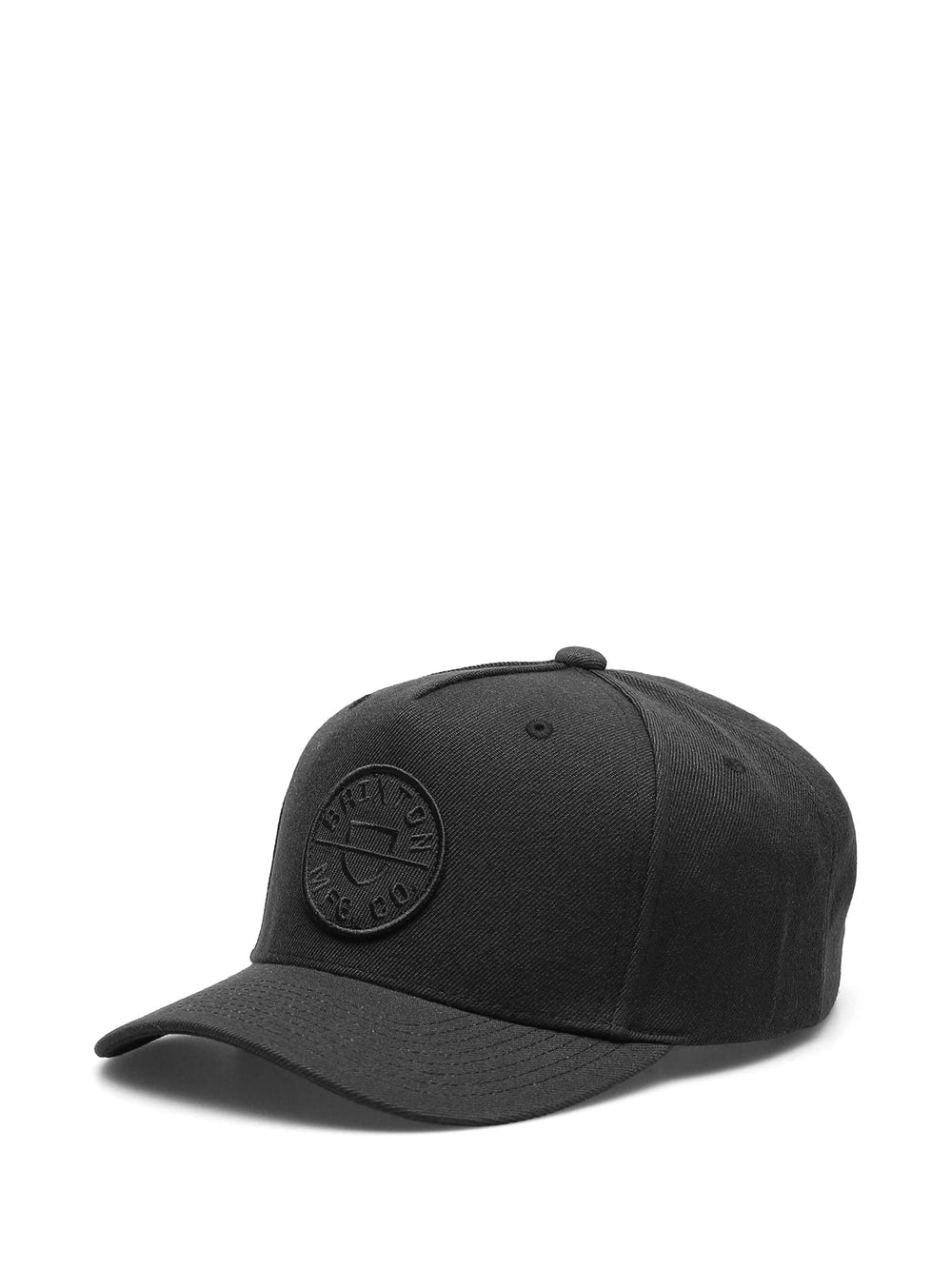 BRIXTON CREST CROSSOVER MP HAT - BLACK - CLEARANCE