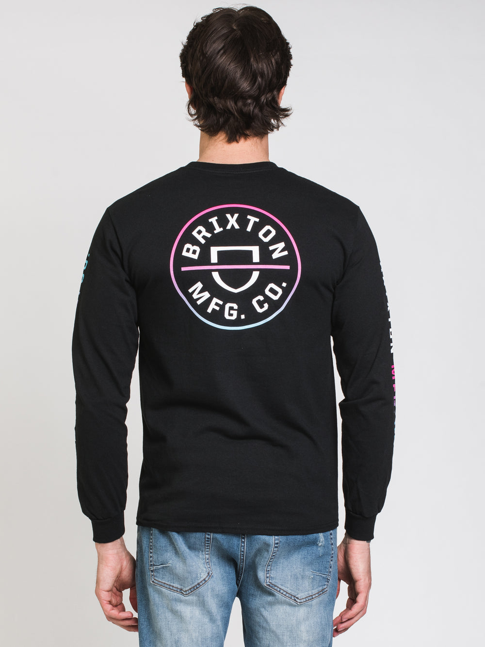 BRIXTON CREST LONG SLEEVE TEE  - CLEARANCE