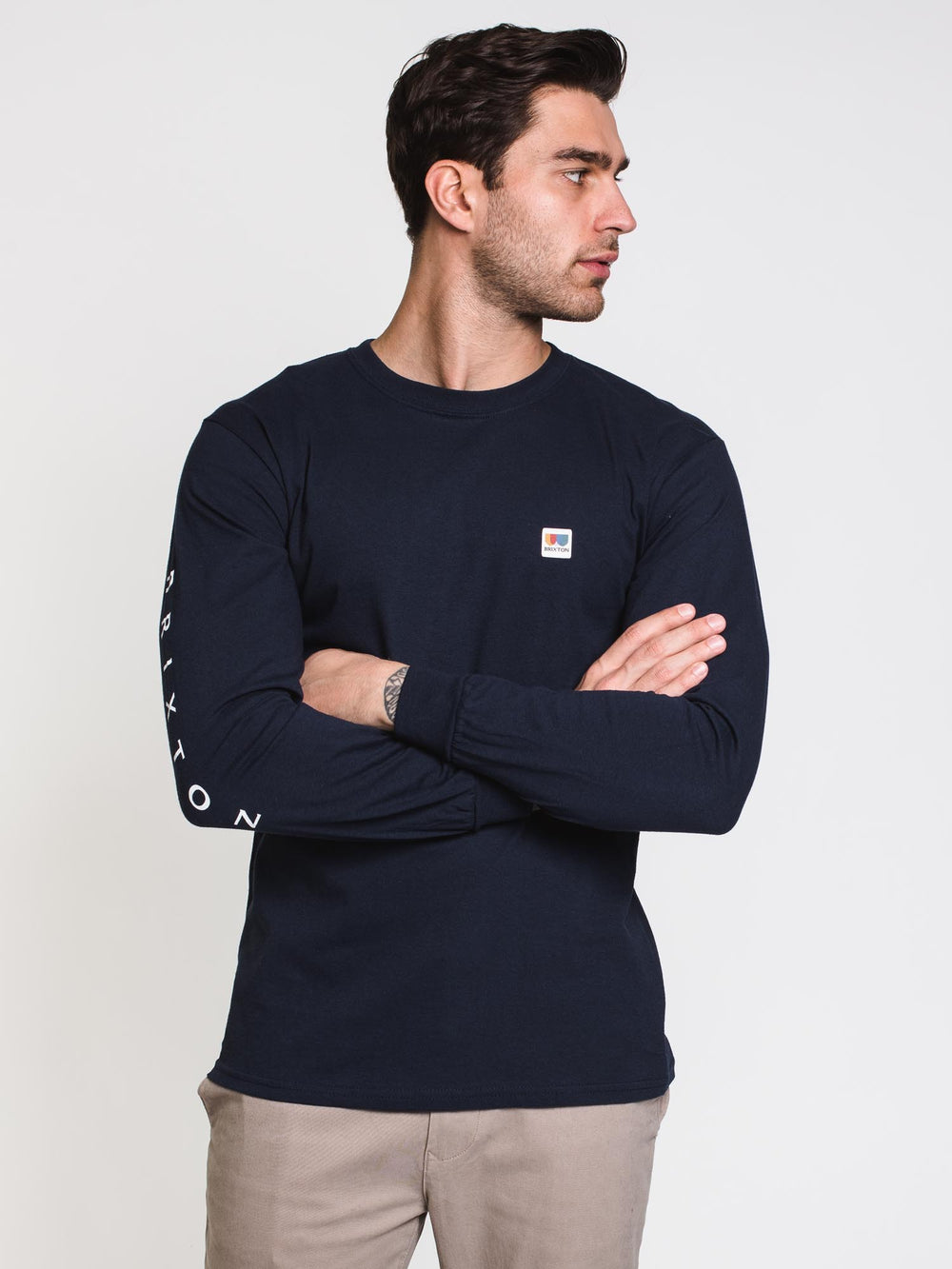 BRIXTON ALTON LONG SLEEVE TEE  - CLEARANCE