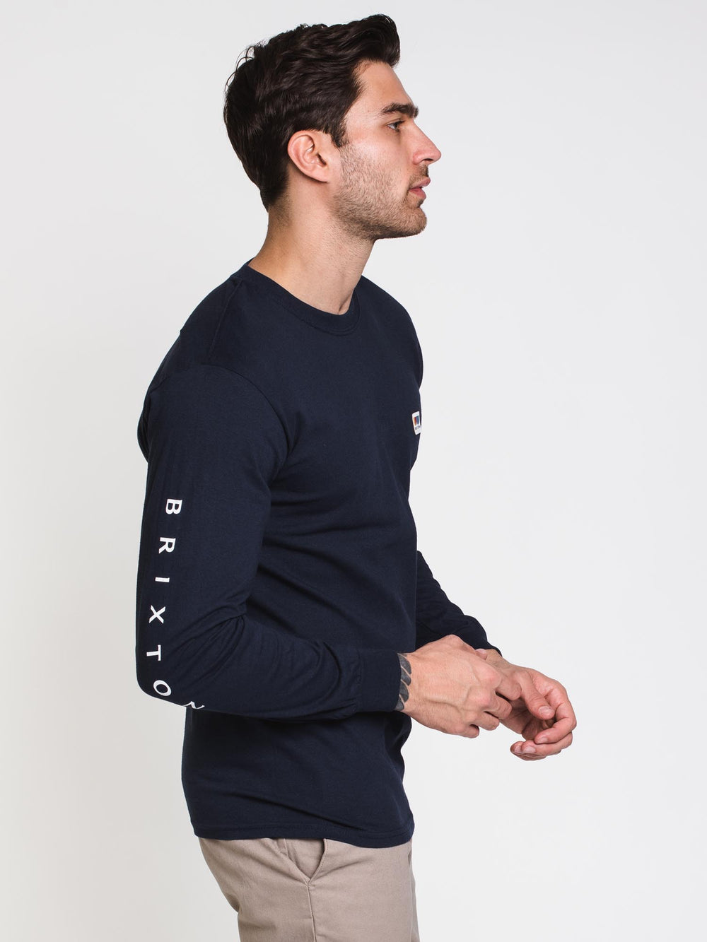 BRIXTON ALTON LONG SLEEVE TEE  - CLEARANCE