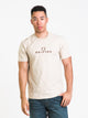 BRIXTON BRIXTON ALPHA THREAD T-SHIRT CREAM - Boathouse