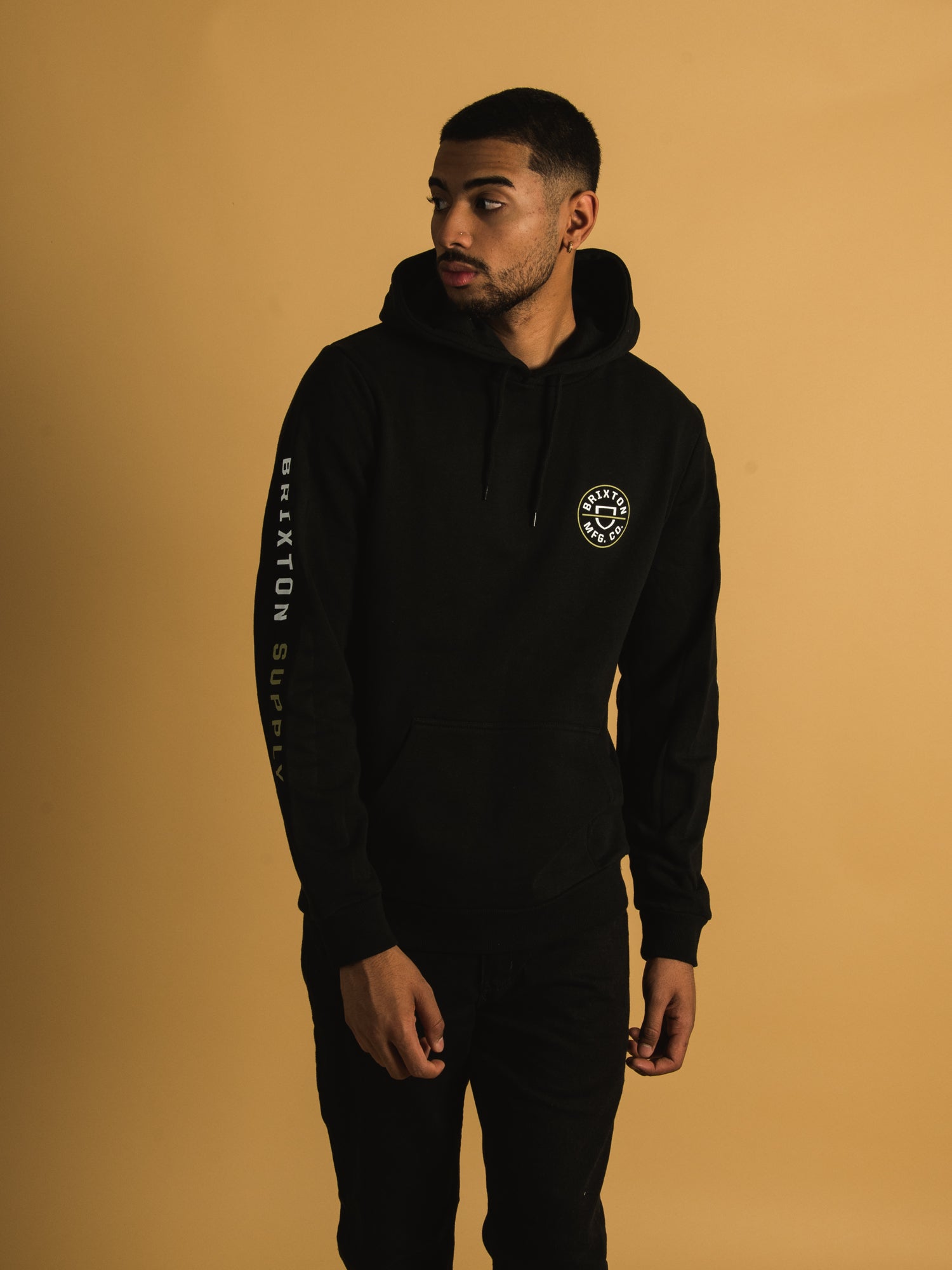 Brixton 2024 black hoodie