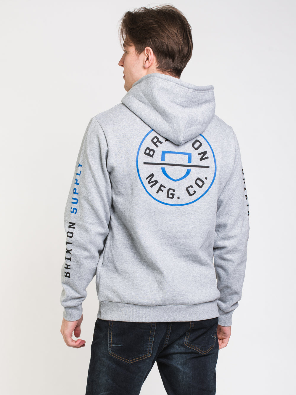 BRIXTON CREST PULLOVER HOODIE  - CLEARANCE