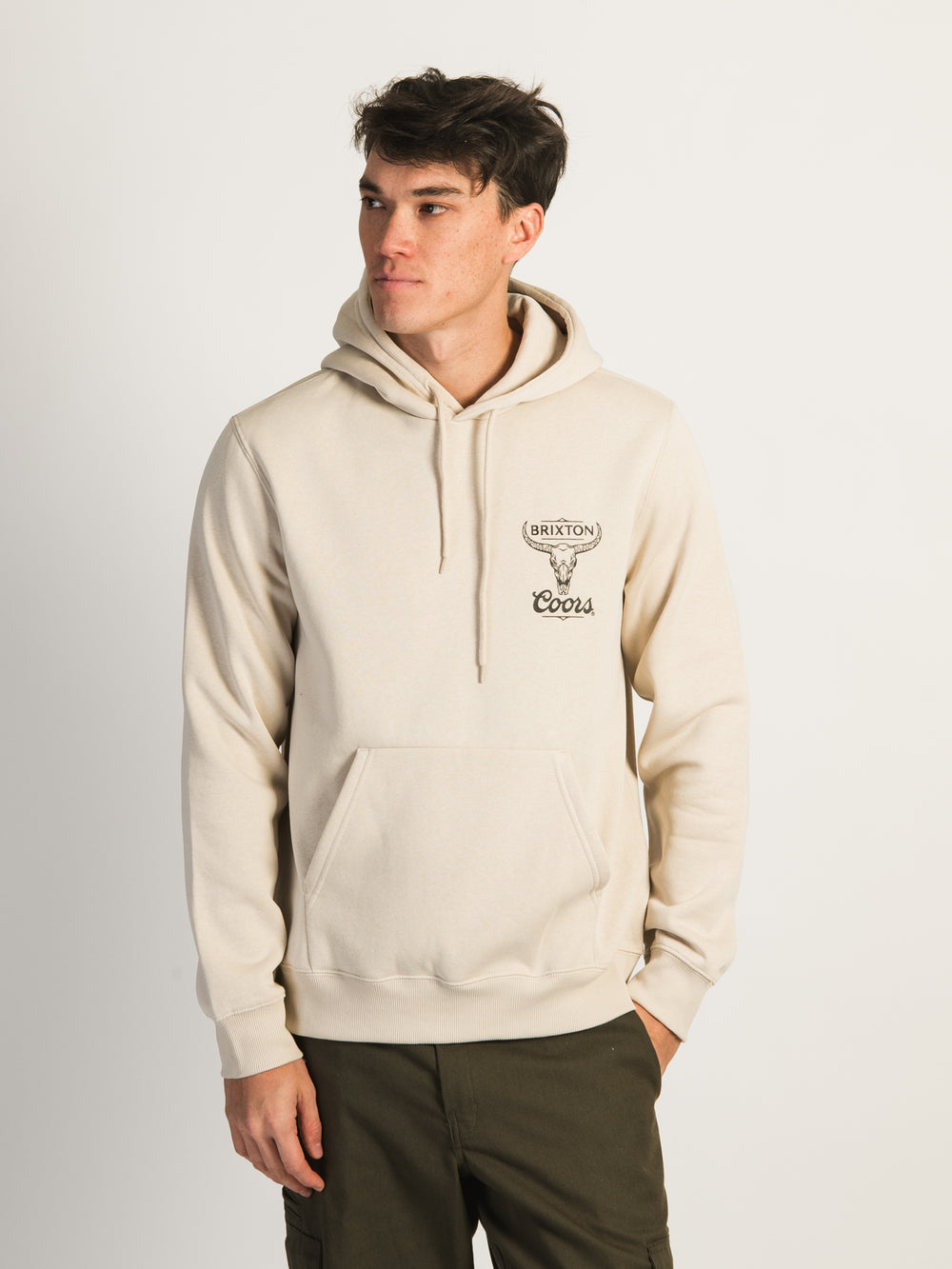 BRIXTON COORS ROUNDUP PULL OVER HOODIE