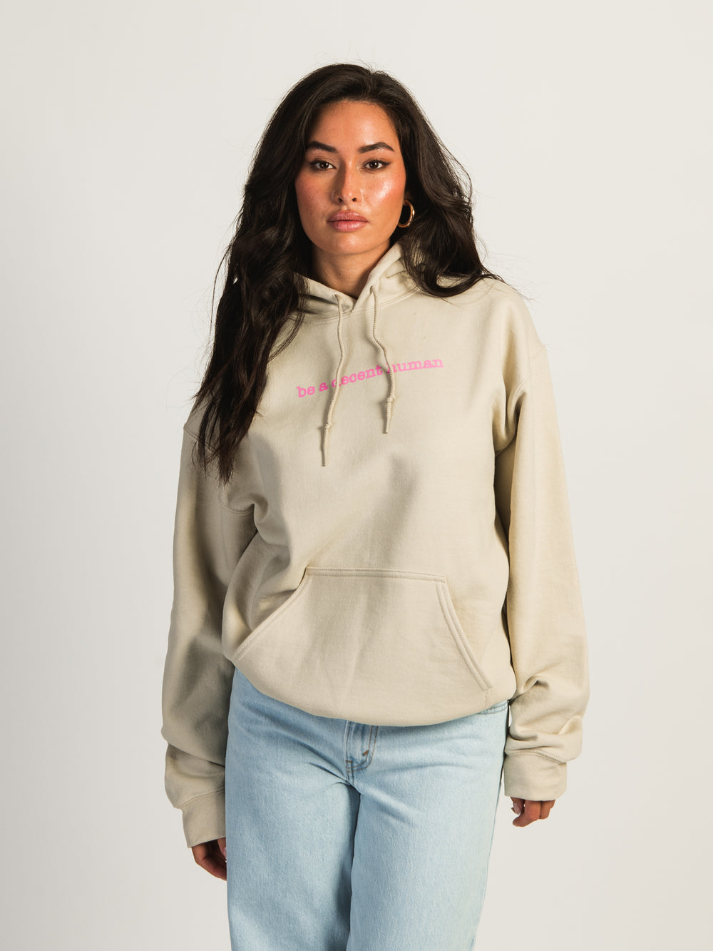 BARSTOOL SPORTS BE A DECENT HUMAN PULLOVER HOODIE