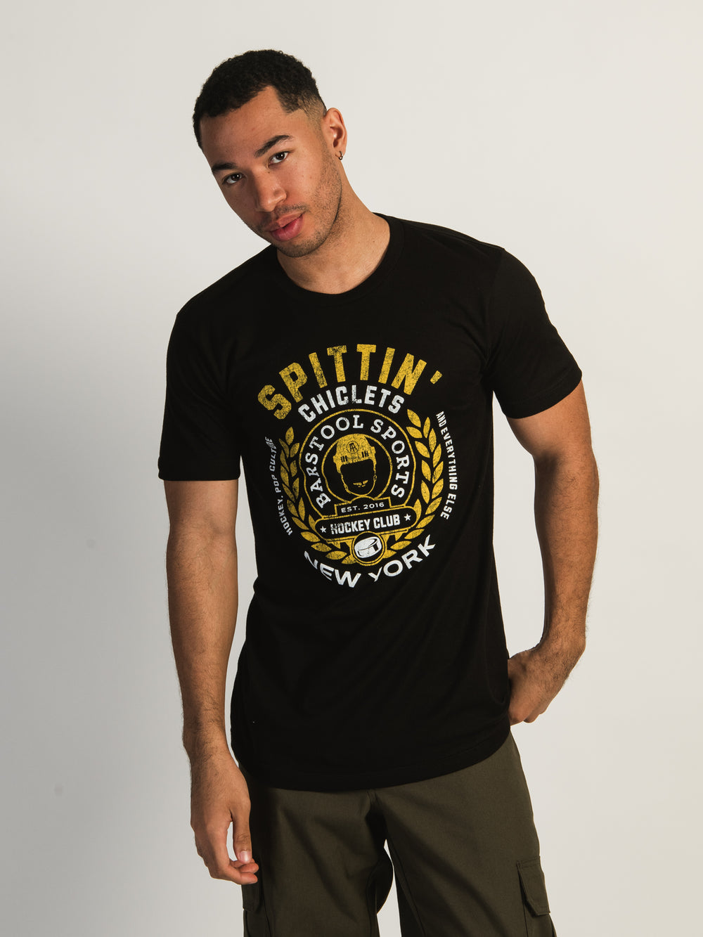 BARSTOOL SPORTS SPITTIN CHICLETS VARSITY T-SHIRT