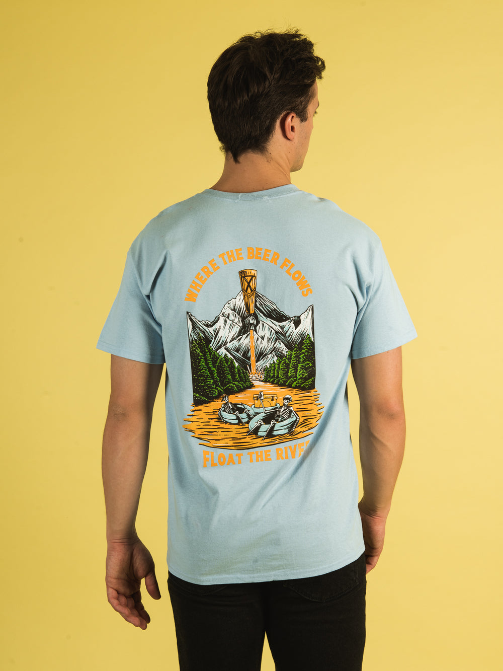 OLD ROW FLOAT THE RIVER POCKET T-SHIRT - CLEARANCE