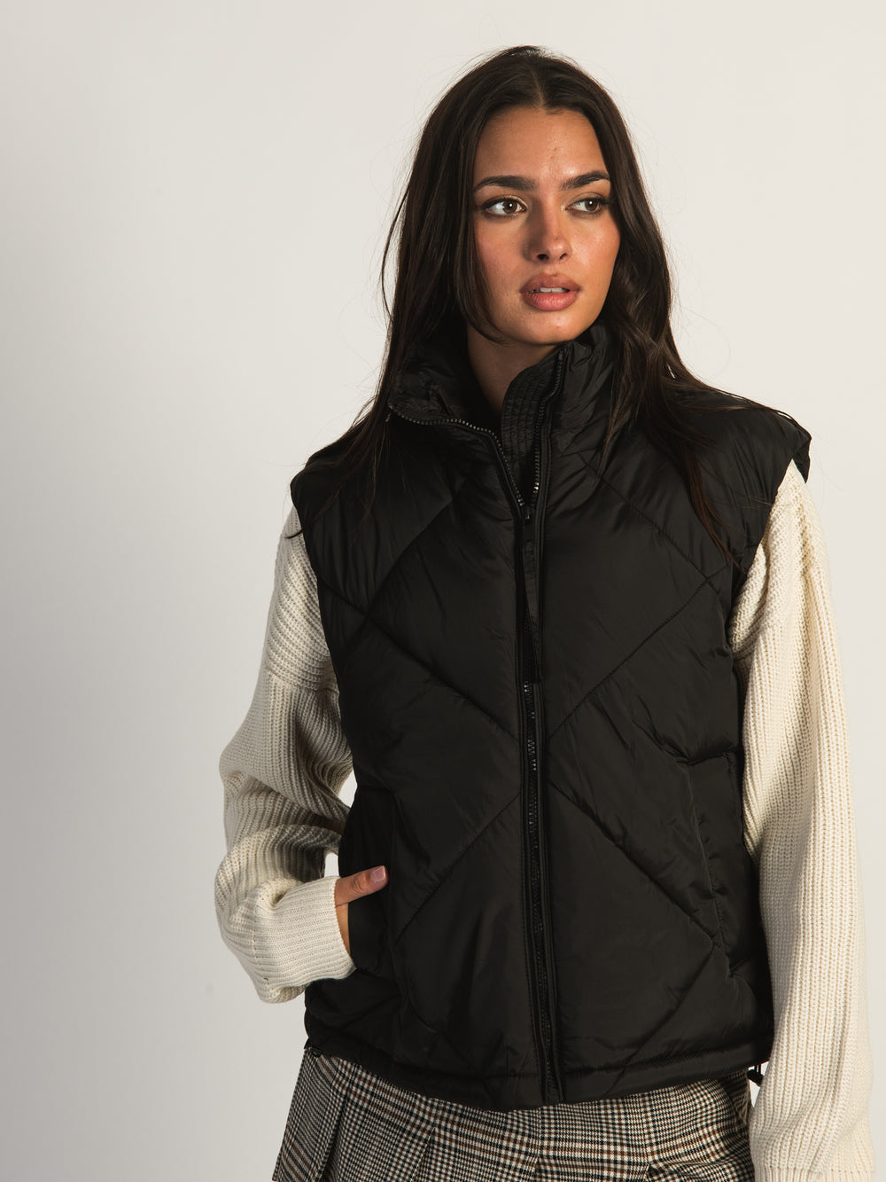 B.YOUNG BOMINA QUILTED PUFFER VEST