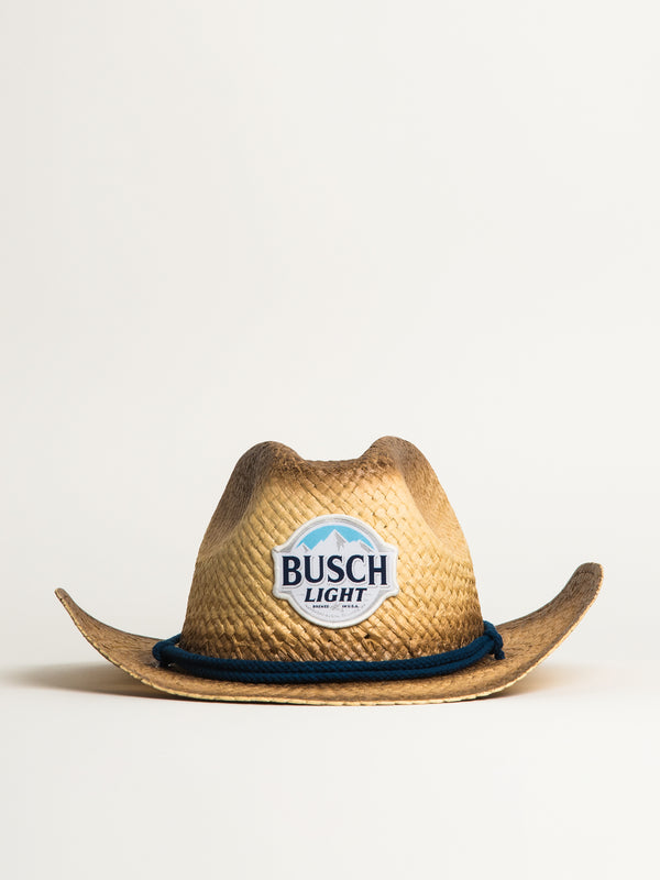 GRAPHIC BUSCH SUN HAT - BROWN