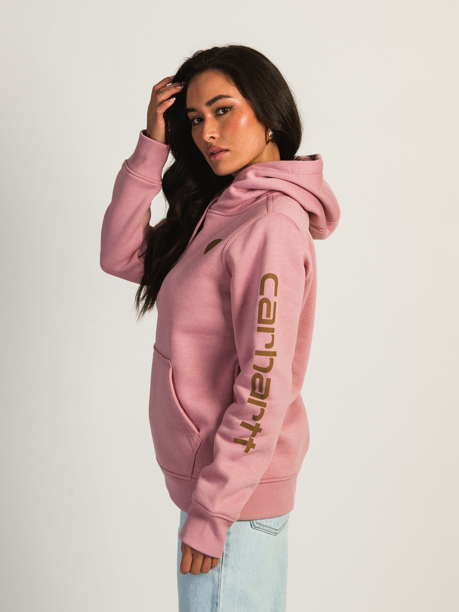 Womens pink cheap carhartt hoodie