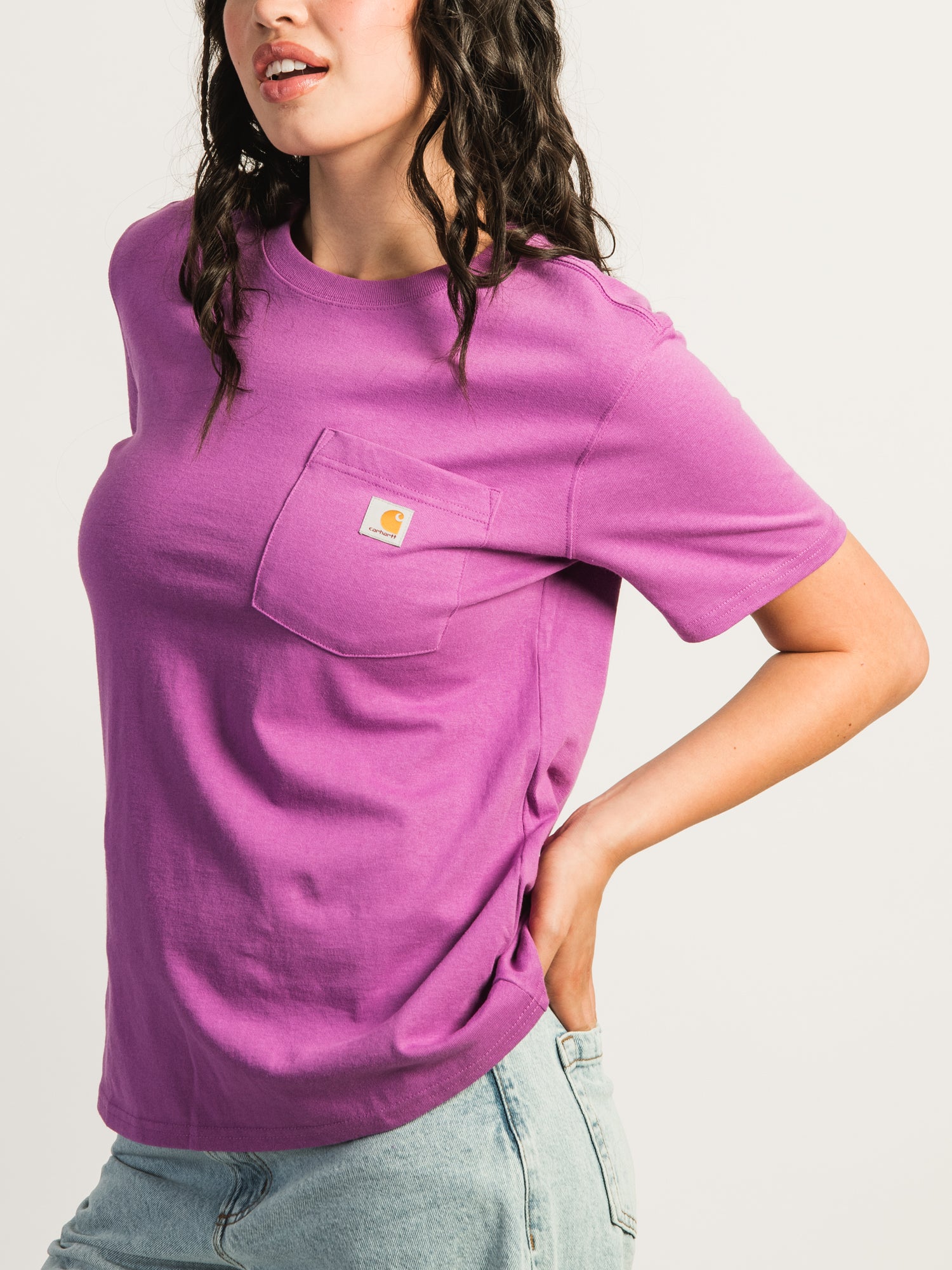 T-SHIRT À POCHETTE CARHARTT WORKWEAR - CHERRY