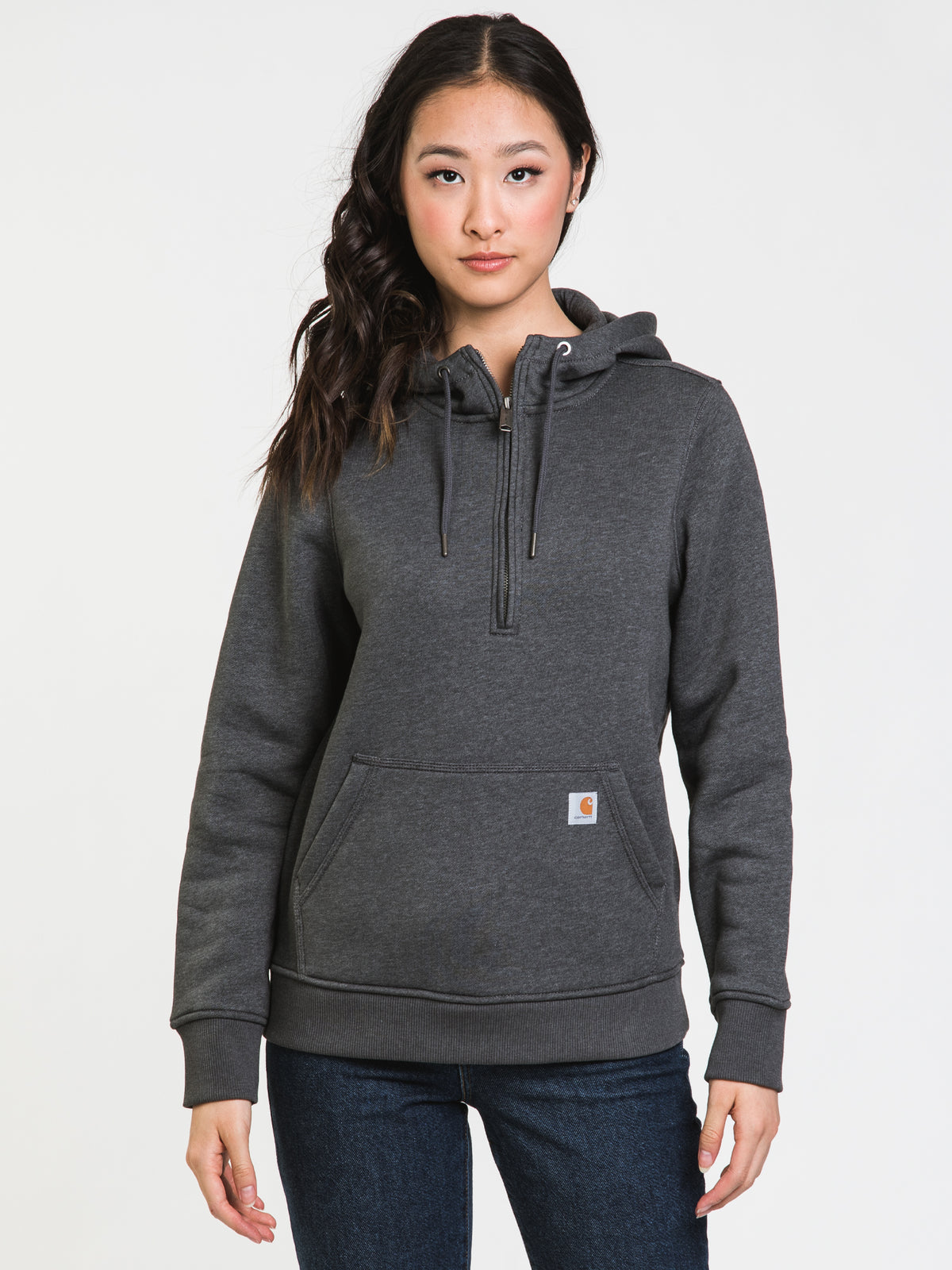 Carhartt women's clarksburg half zip hoodie sale