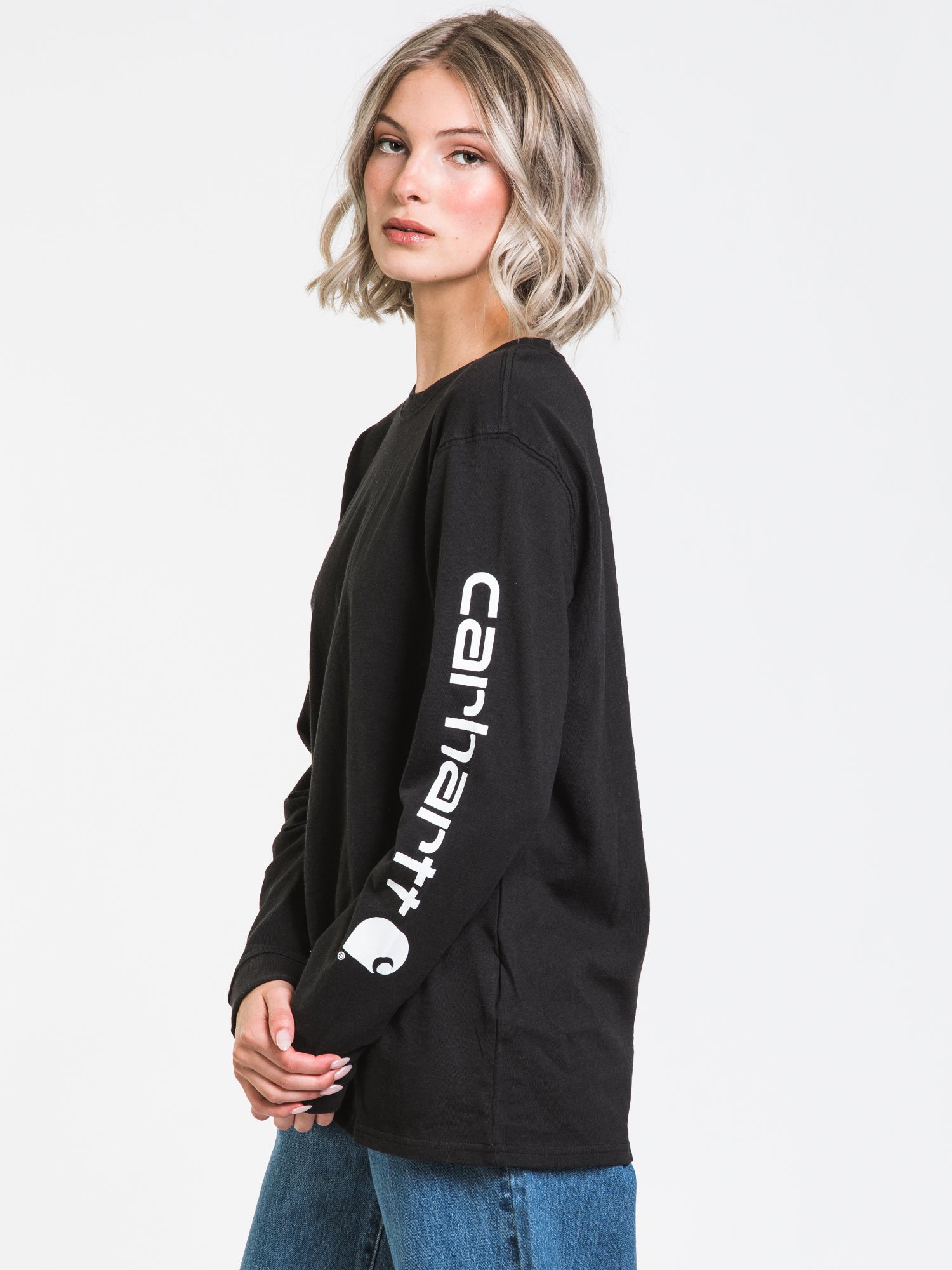 Carhartt black long clearance sleeve