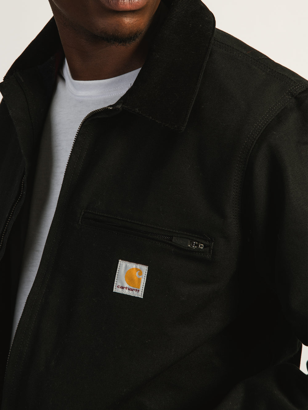 CARHARTT RELAXED FIT LINED DETRIOT JACKET - BLACK