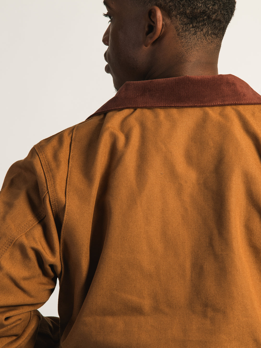 CARHARTT RELAXED FIT LINED DETRIOT JACKET - BROWN