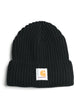 CARHARTT CARHARTT RIB KNIT BEANIE - BLACK - CLEARANCE - Boathouse