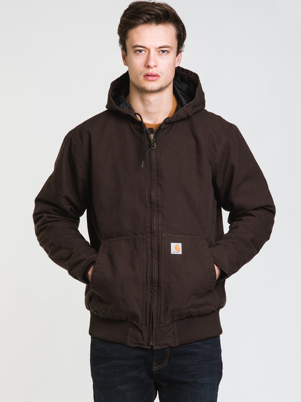  VESTE ISOLÉE À CAPUCHE - DÉLAVÉE CARHARTT DUCK ACTIVE