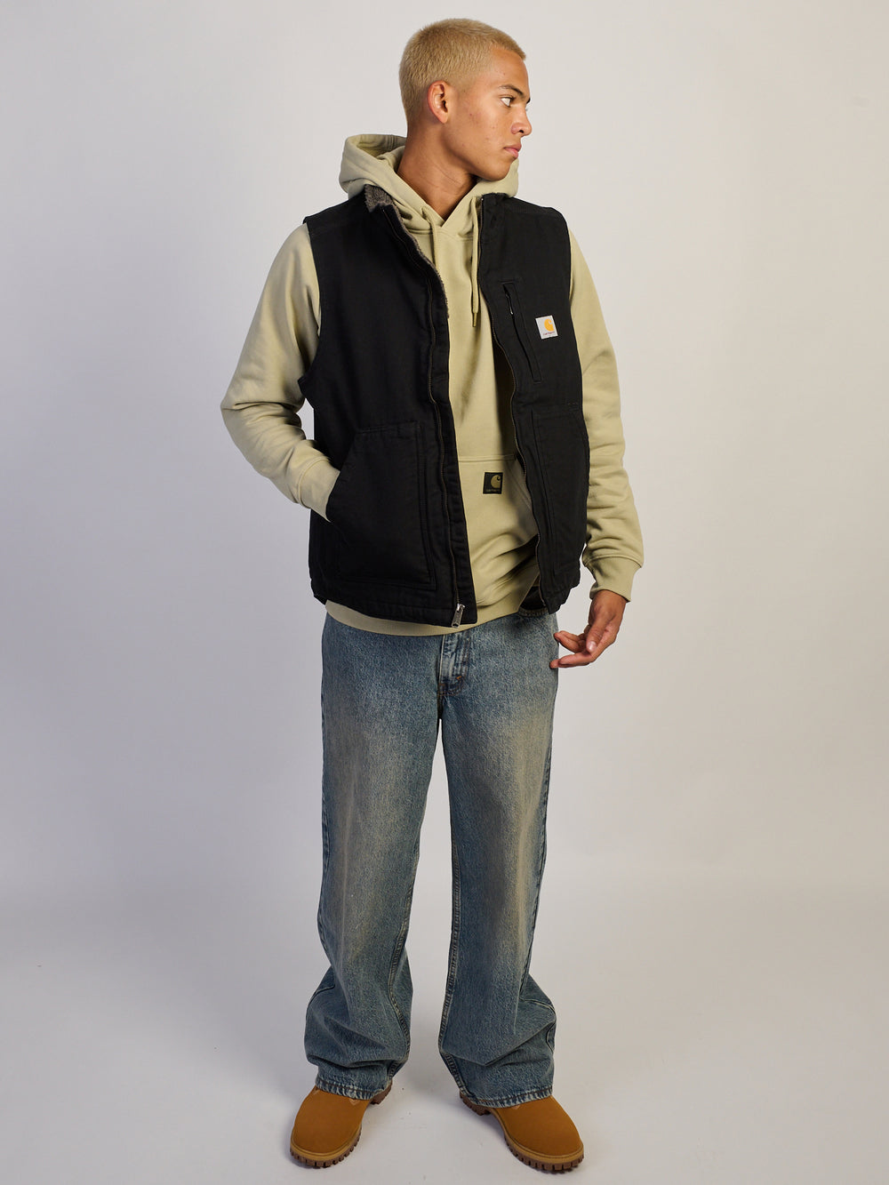 CARHARTT SHERPA LINED VEST - LOOSE FIT