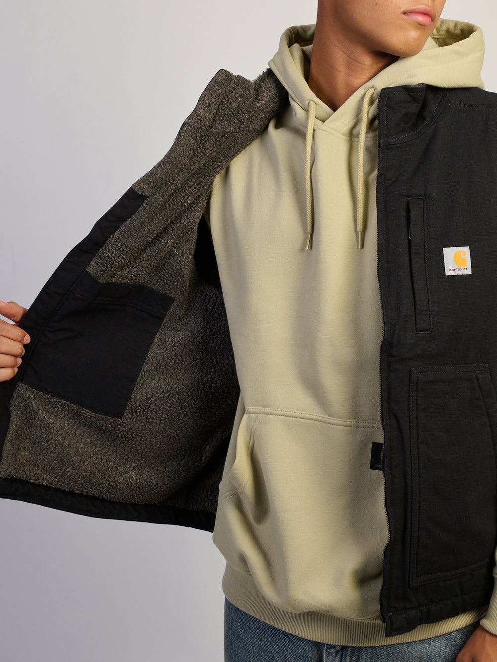 CARHARTT SHERPA LINED VEST - LOOSE FIT