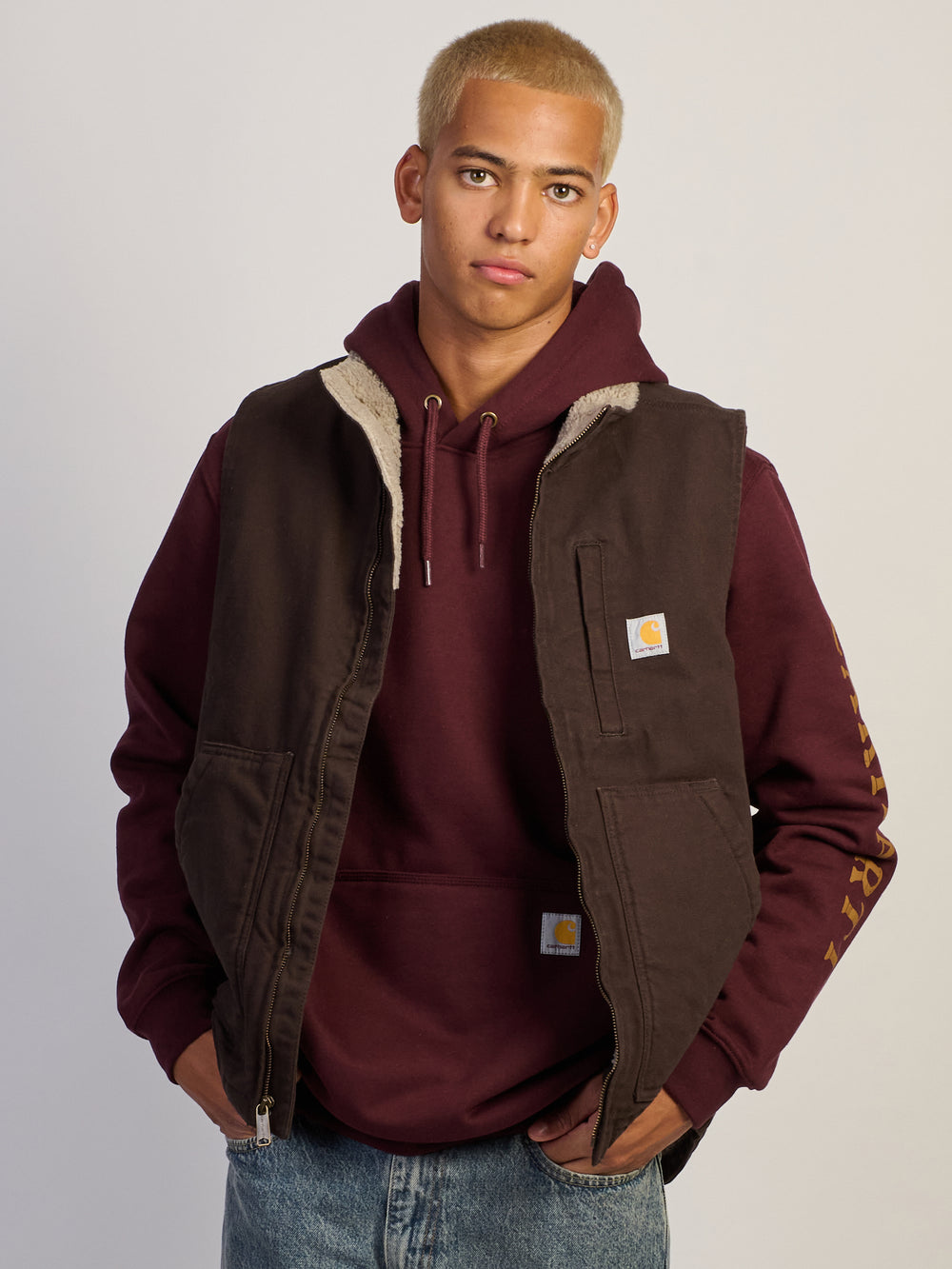 CARHARTT SHERPA LINED VEST - LOOSE FIT