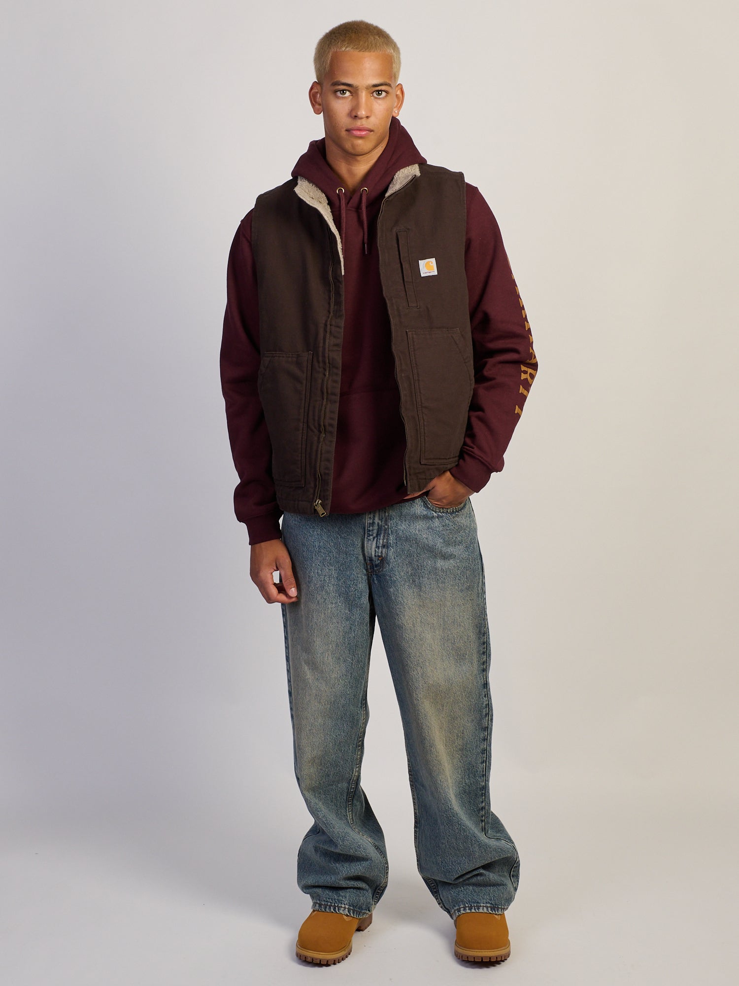 Veste Carhartt doublée en sherpa - coupe ample
