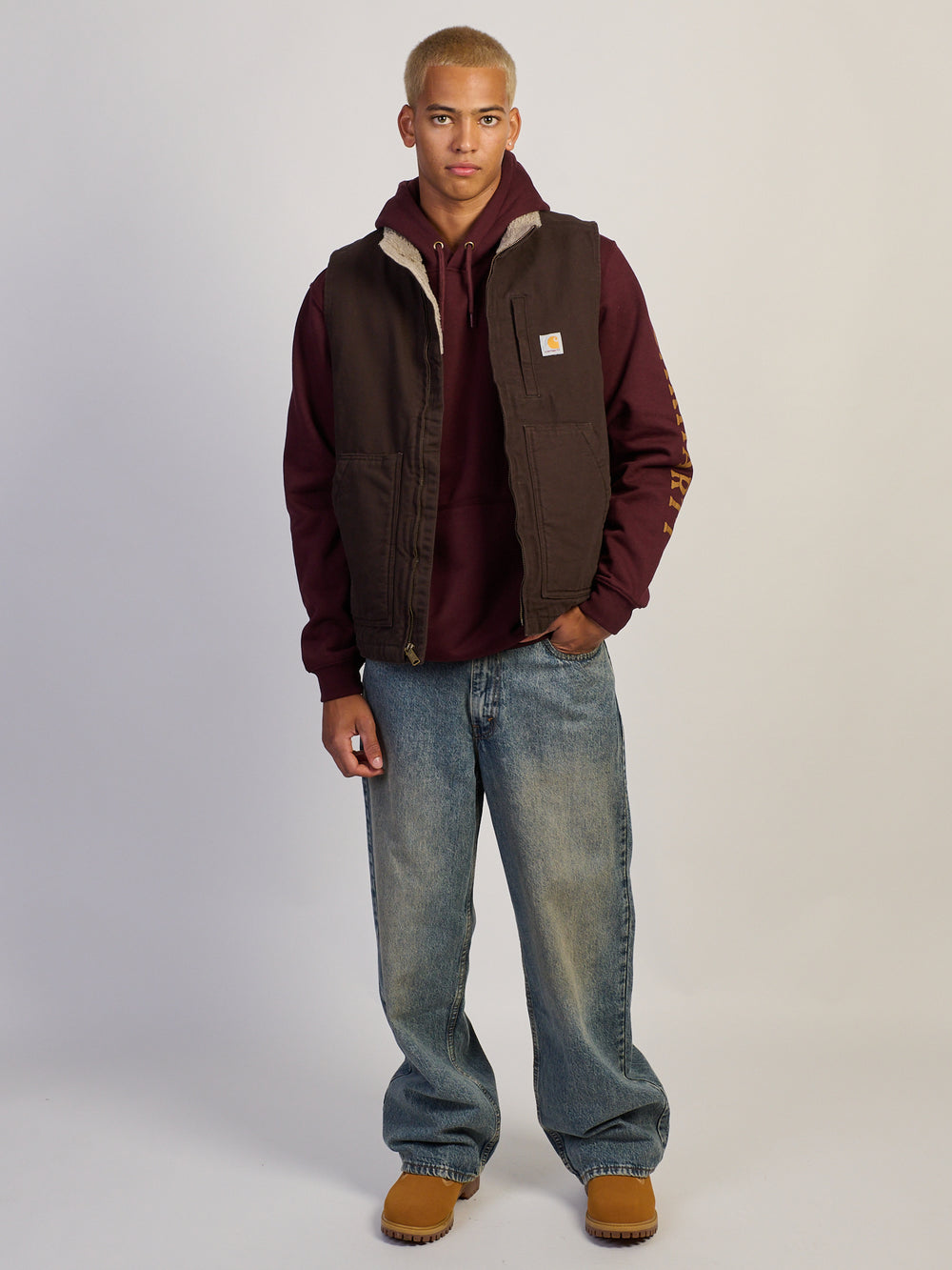 CARHARTT SHERPA LINED VEST - LOOSE FIT