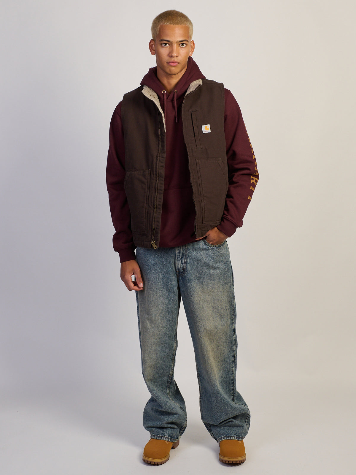 CARHARTT SHERPA LINED VEST