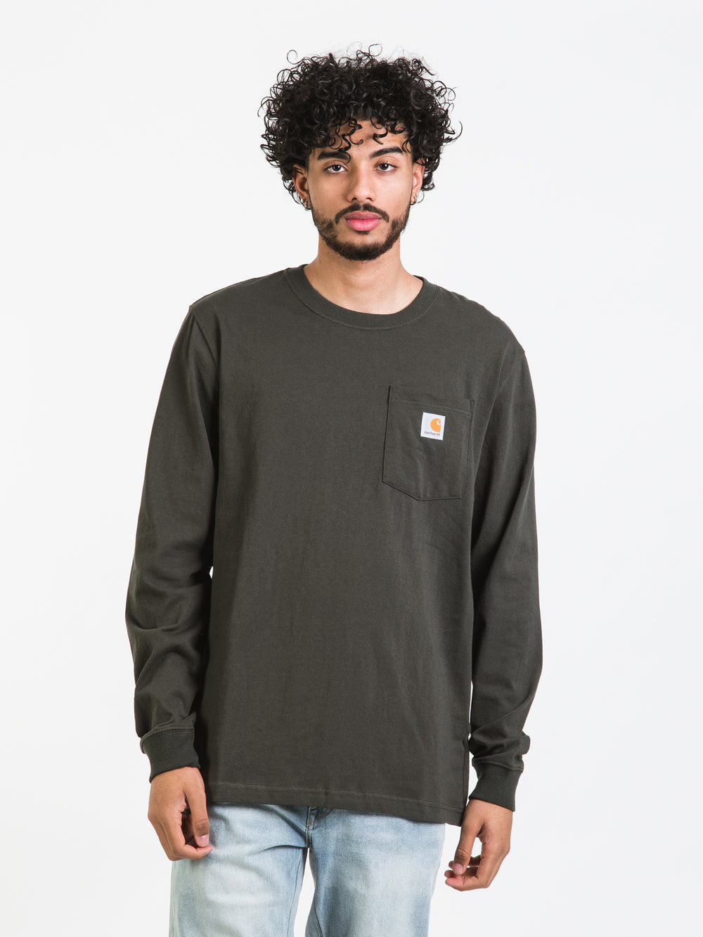 CARHARTT LONG SLEEVE POCKET CRAFTMAN GRAPHIC TEE - CLEARANCE