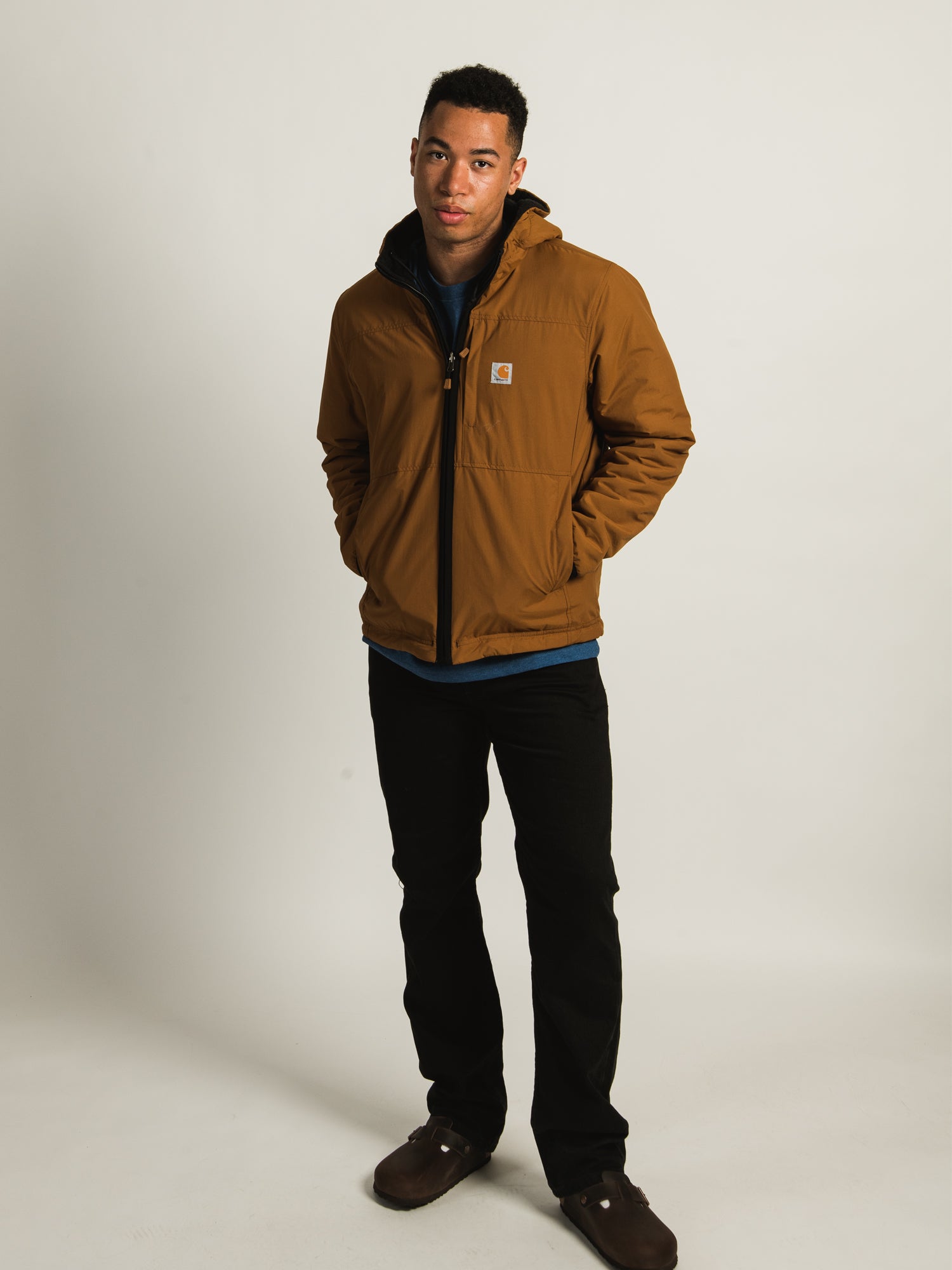 CARHARTT RELAXED FIT FLEECE REVERSABLE JACKET CLEARANCE