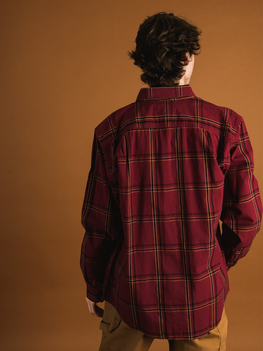 CARHARTT LOOSE FIT MIDWEIGHT LONG SLEEVE PLAID