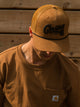 CARHARTT CARHARTT CANVAS MESH-BACK SCRIPT CAP - Boathouse