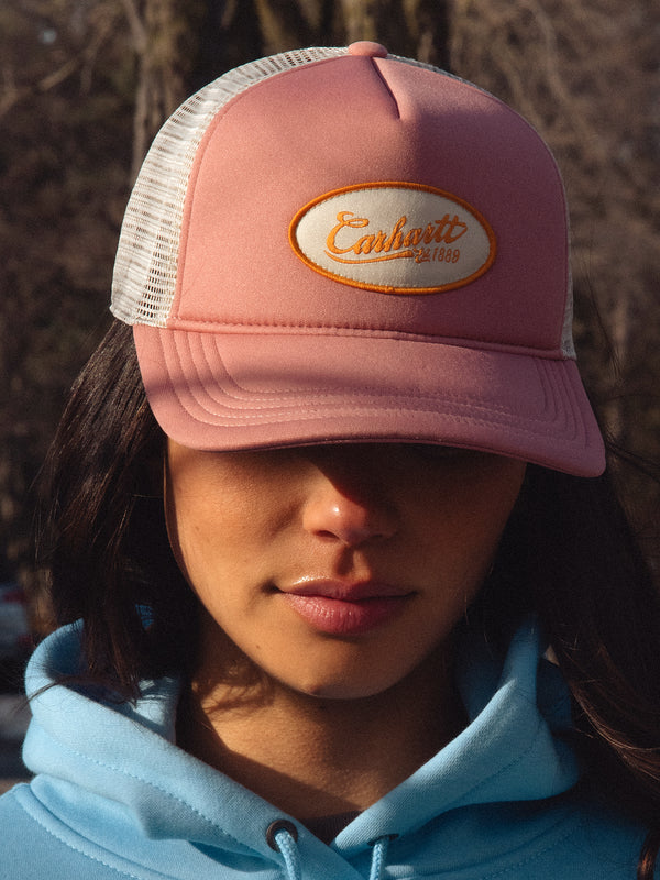 CARHARTT TRUCKER HAT - ROSE