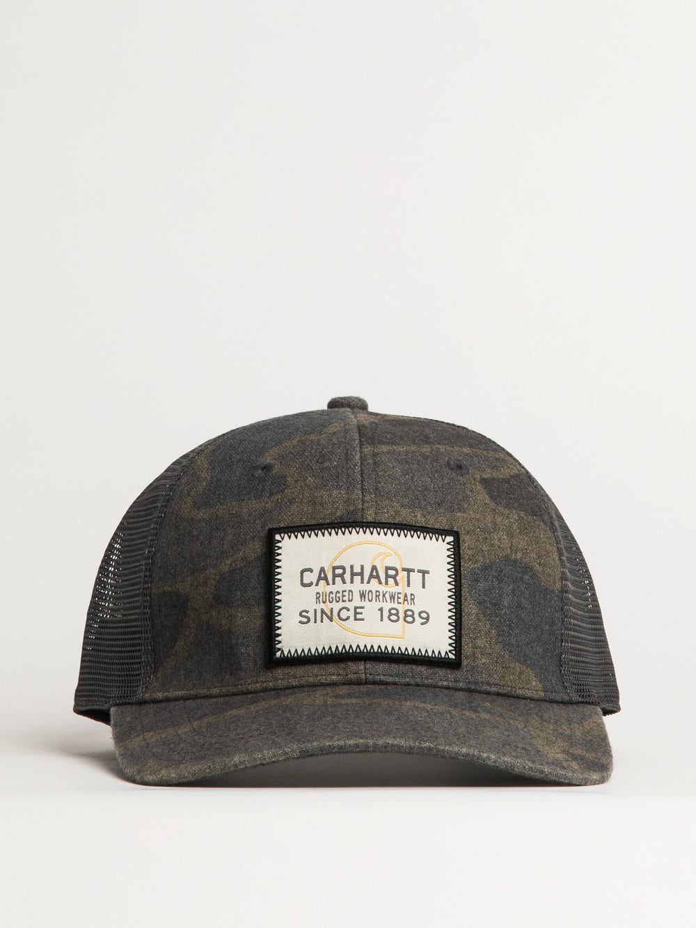 CARHARTT WOOL MESH BACK CAMO PITCH CAP