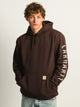 CARHARTT CARHARTT LOOSE FIT MIDWEIGHT LOGO GRAPHIC PULL OVER HOODIE - SEPIA - Boathouse