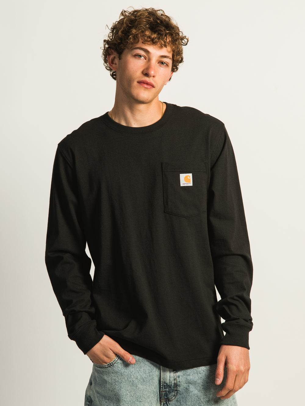 CARHARTT RELAXED LIGHTWEIGHT POCKET GRAPHIC LONG SLEEVE TEE
