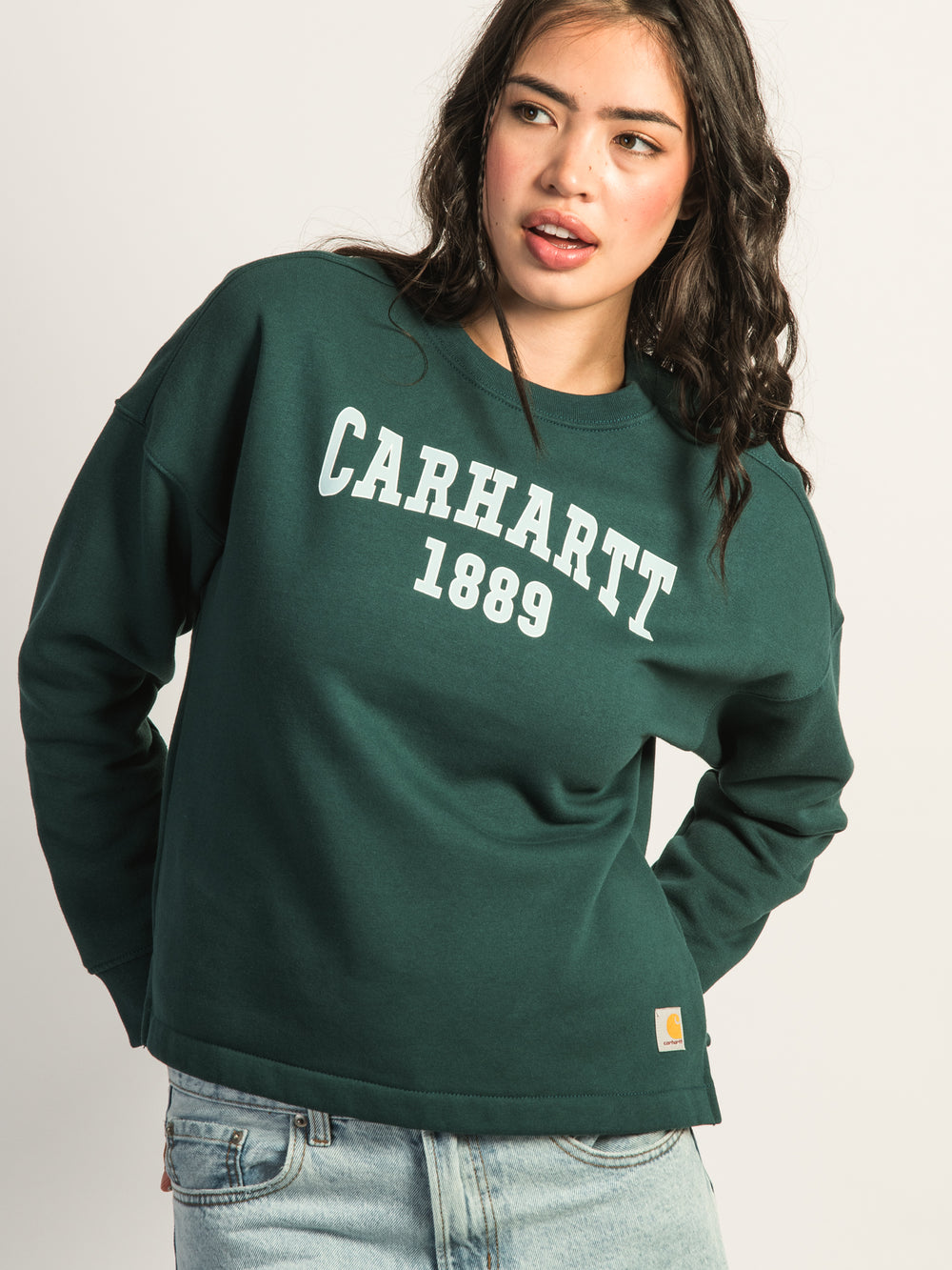 CARHARTT LOOSE FIT MIDWEIGHT GRAPHIC CREWNECK - GREEN