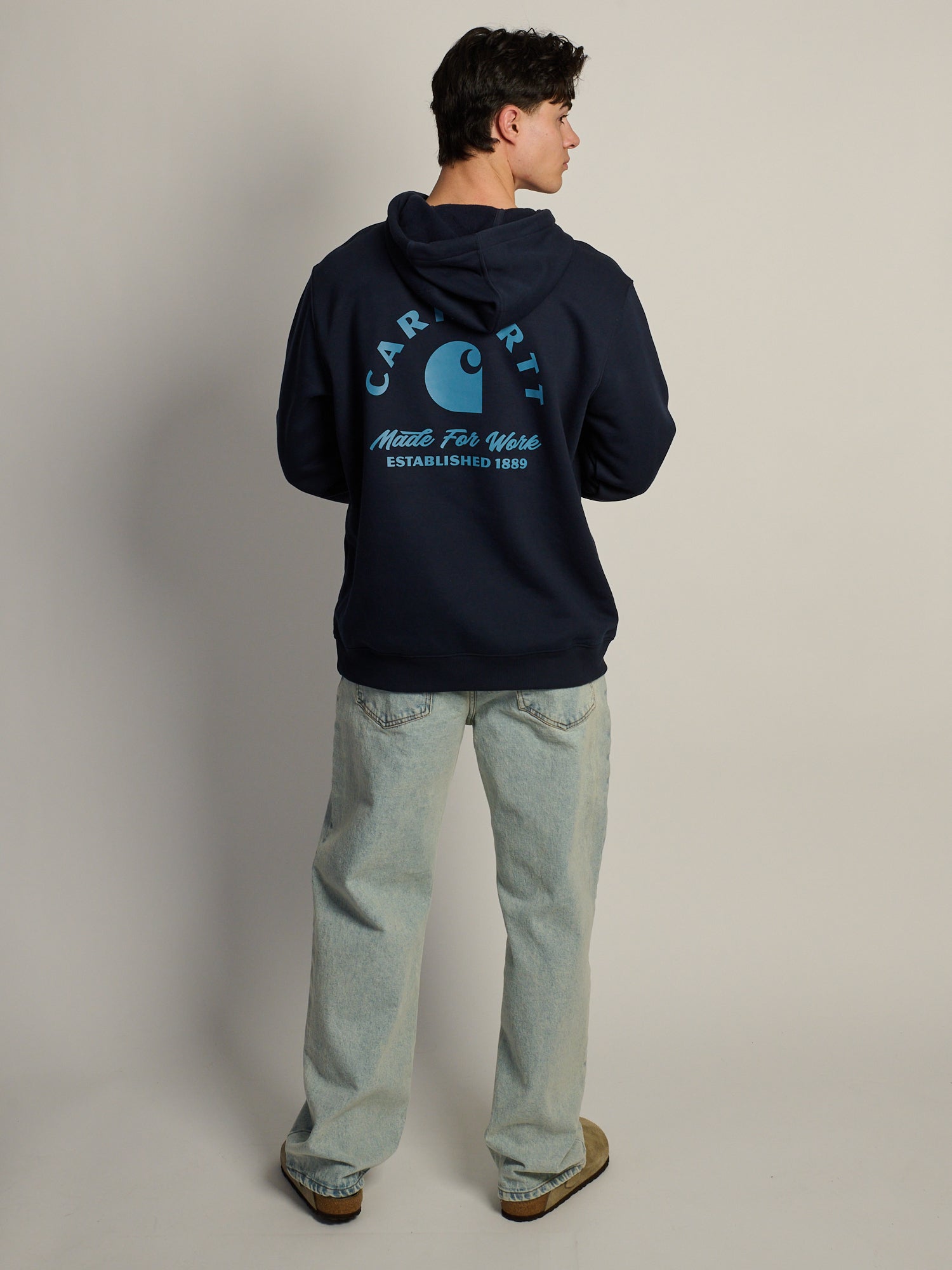 CARHARTT SAWYER WORK SWEATER - NAVY